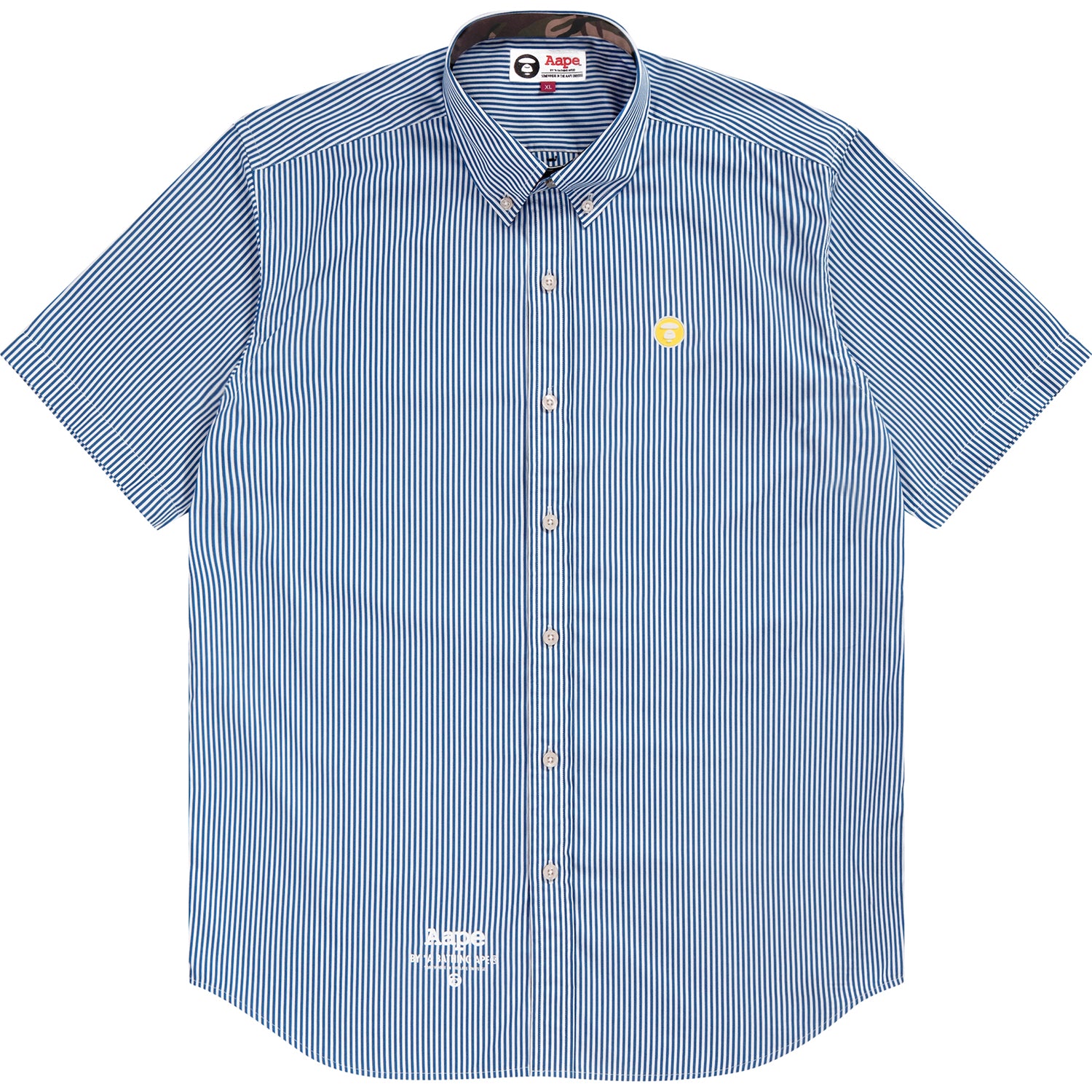 AAPE LOGO PATCH BUTTON-DOWN SHIRT