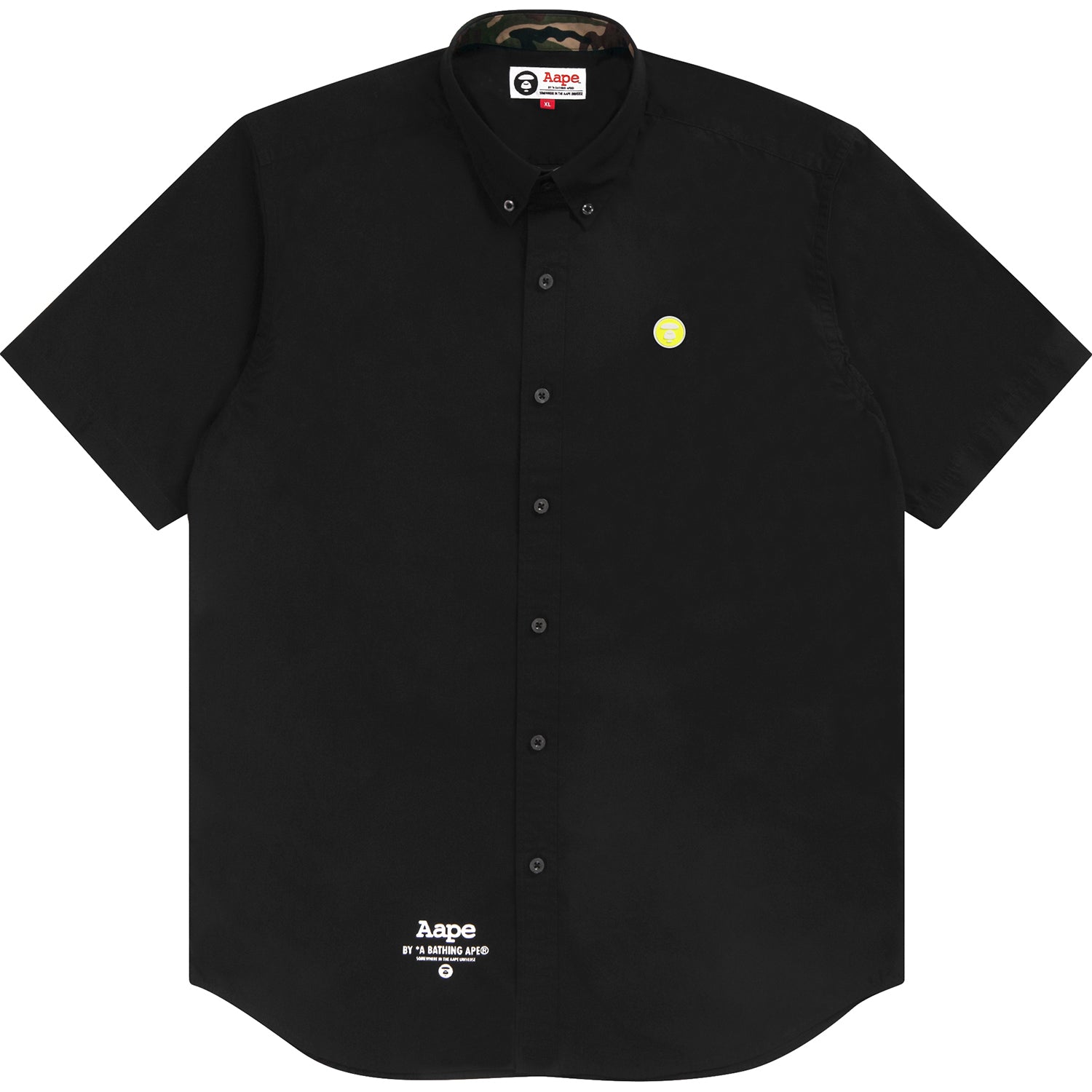 AAPE LOGO PATCH BUTTON-DOWN SHIRT