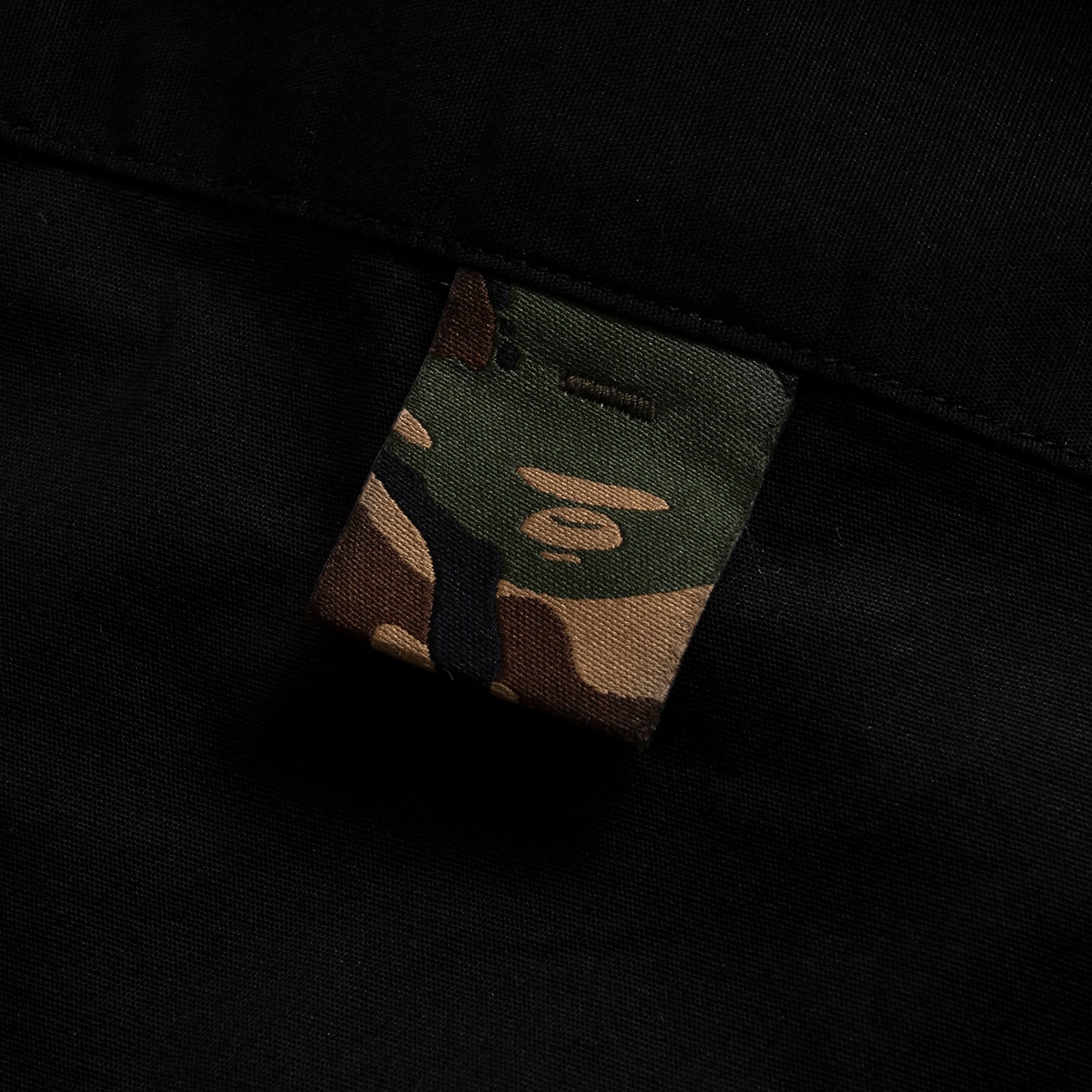 AAPE LOGO PATCH BUTTON-DOWN SHIRT