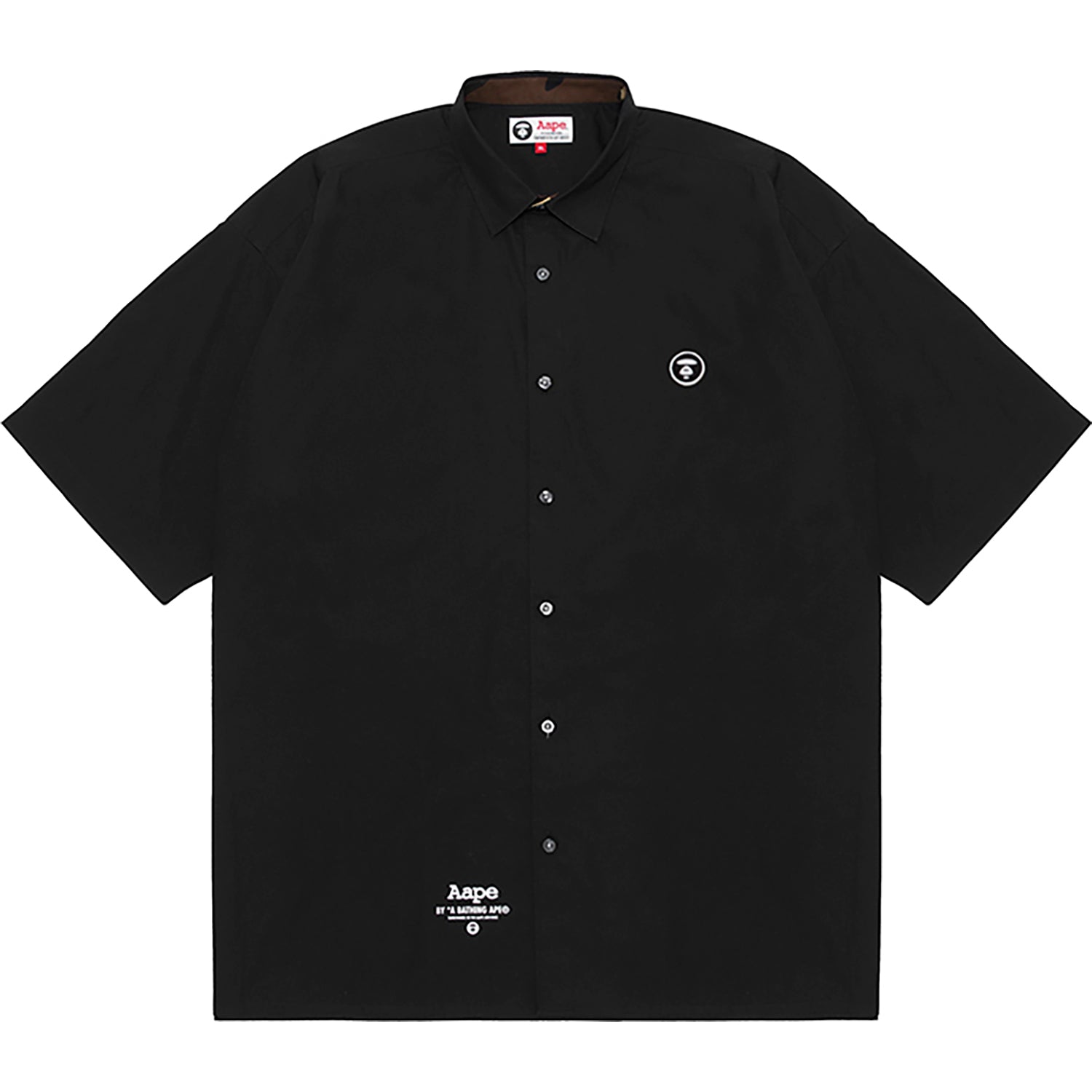 AAPE APE FACE BADGE OVERSIZE SHIRT