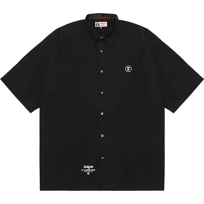 AAPE APE FACE BADGE OVERSIZE SHIRT