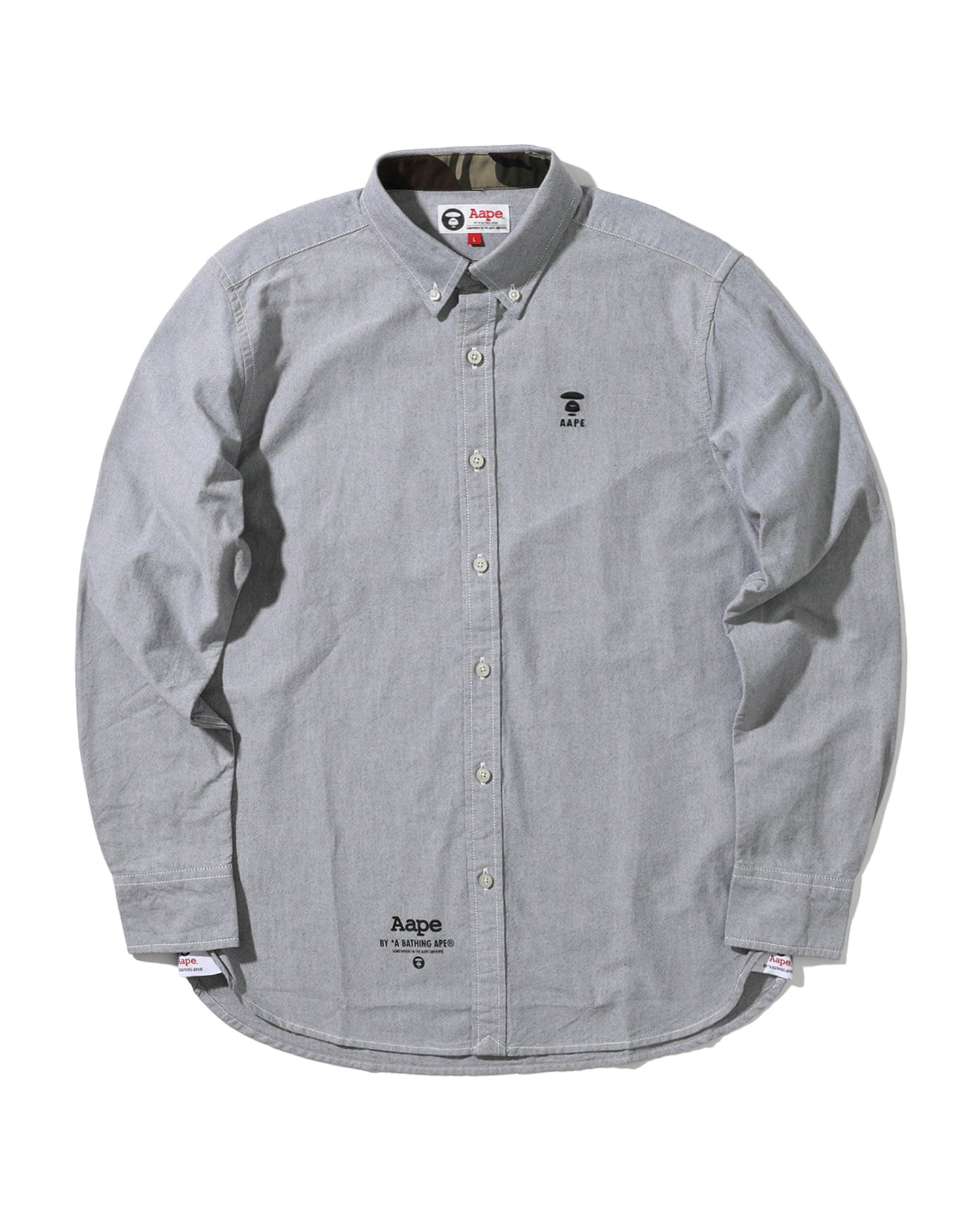 AAPE APE FACE BUTTON-DOWN SHIRT