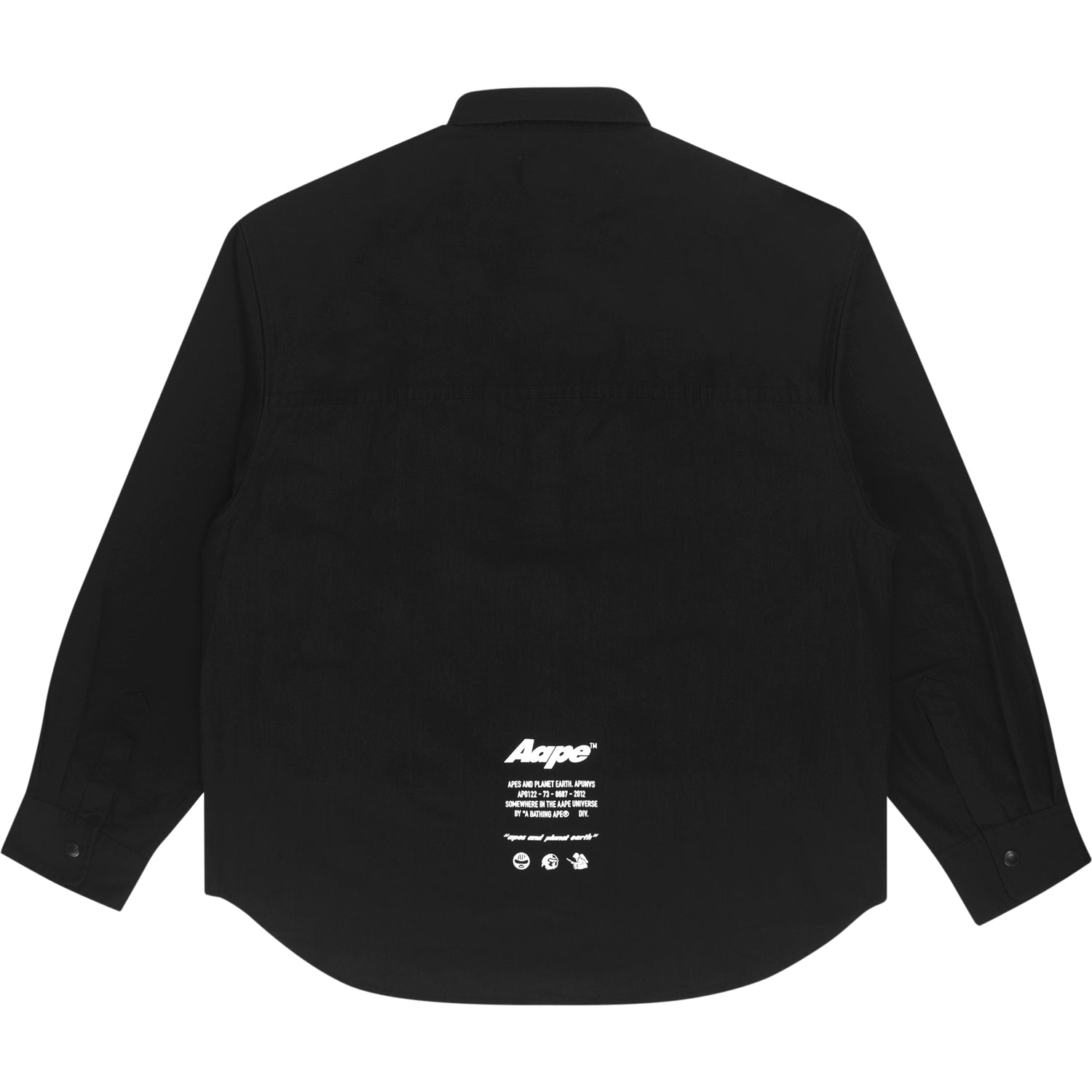 AAPE MOONFACE LONG SLEEVE SHIRT