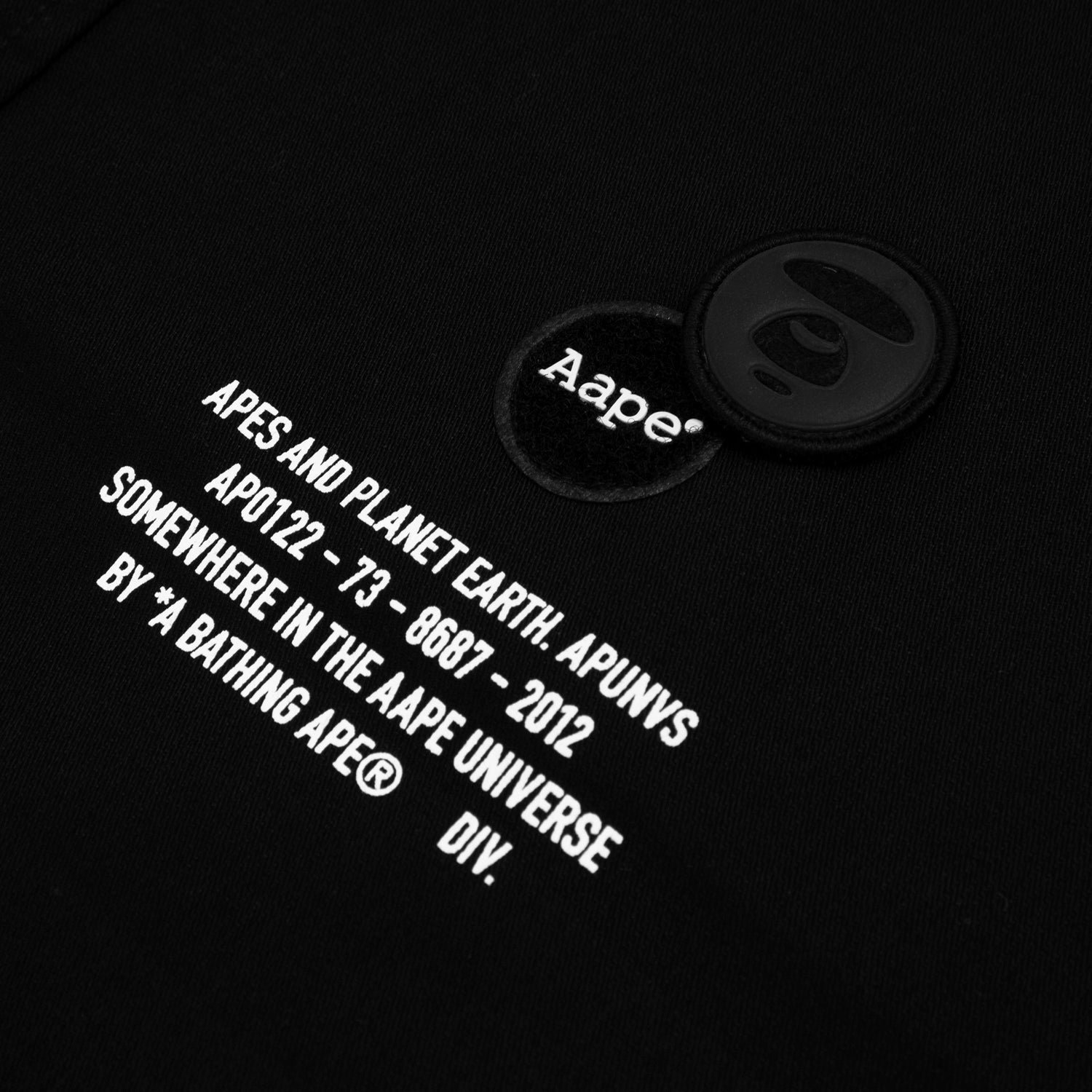 AAPE MOONFACE LONG SLEEVE SHIRT