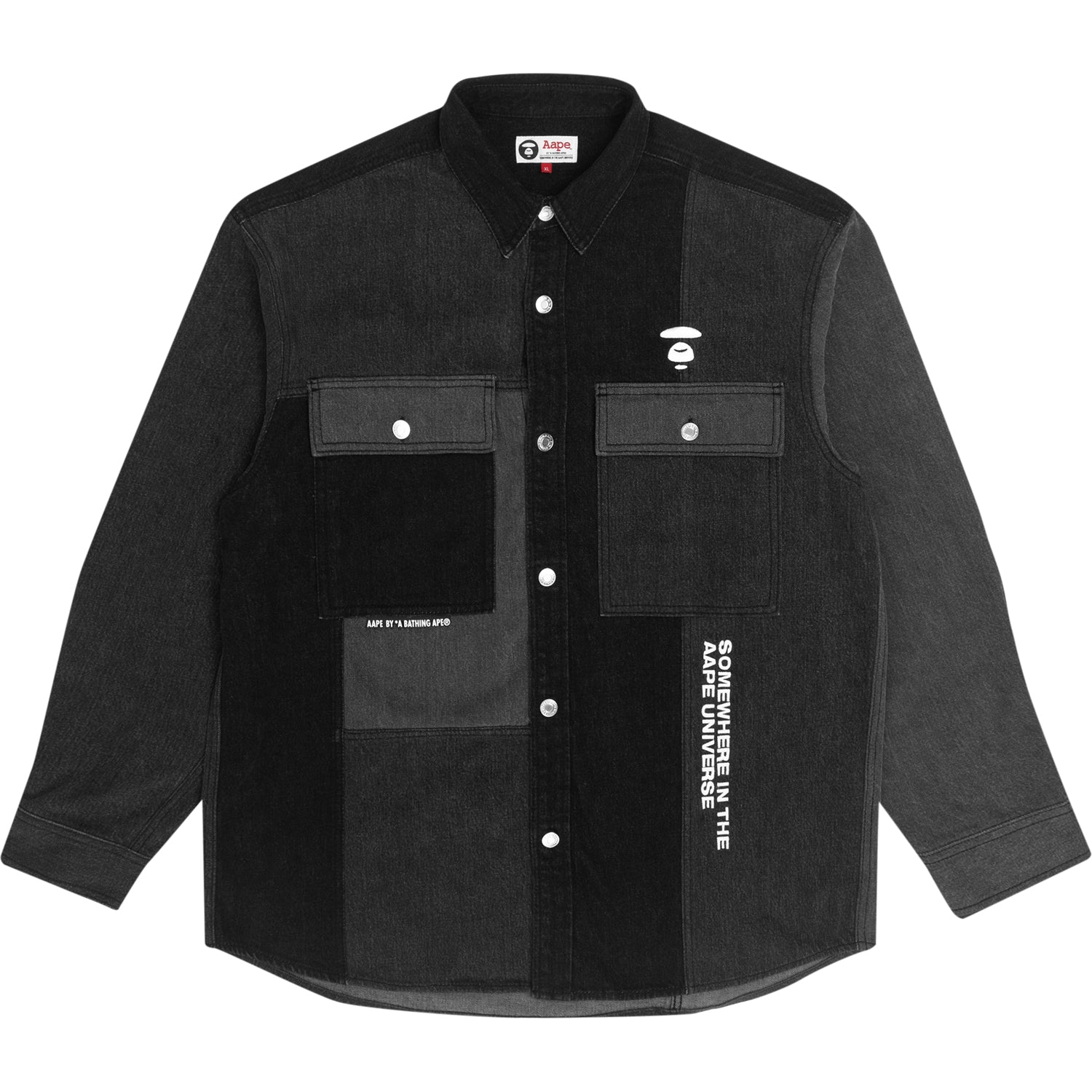 AAPE PATCHWORK SHIRT