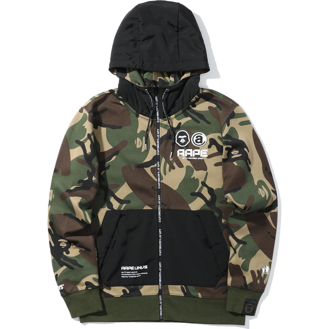 AAPE CAMO ZIP HOODIE