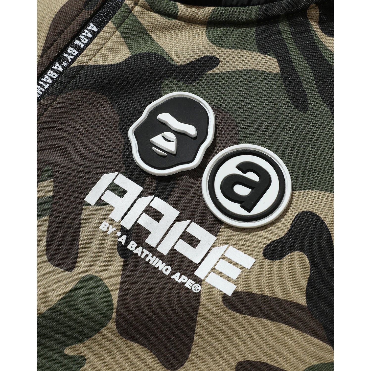 AAPE CAMO ZIP HOODIE