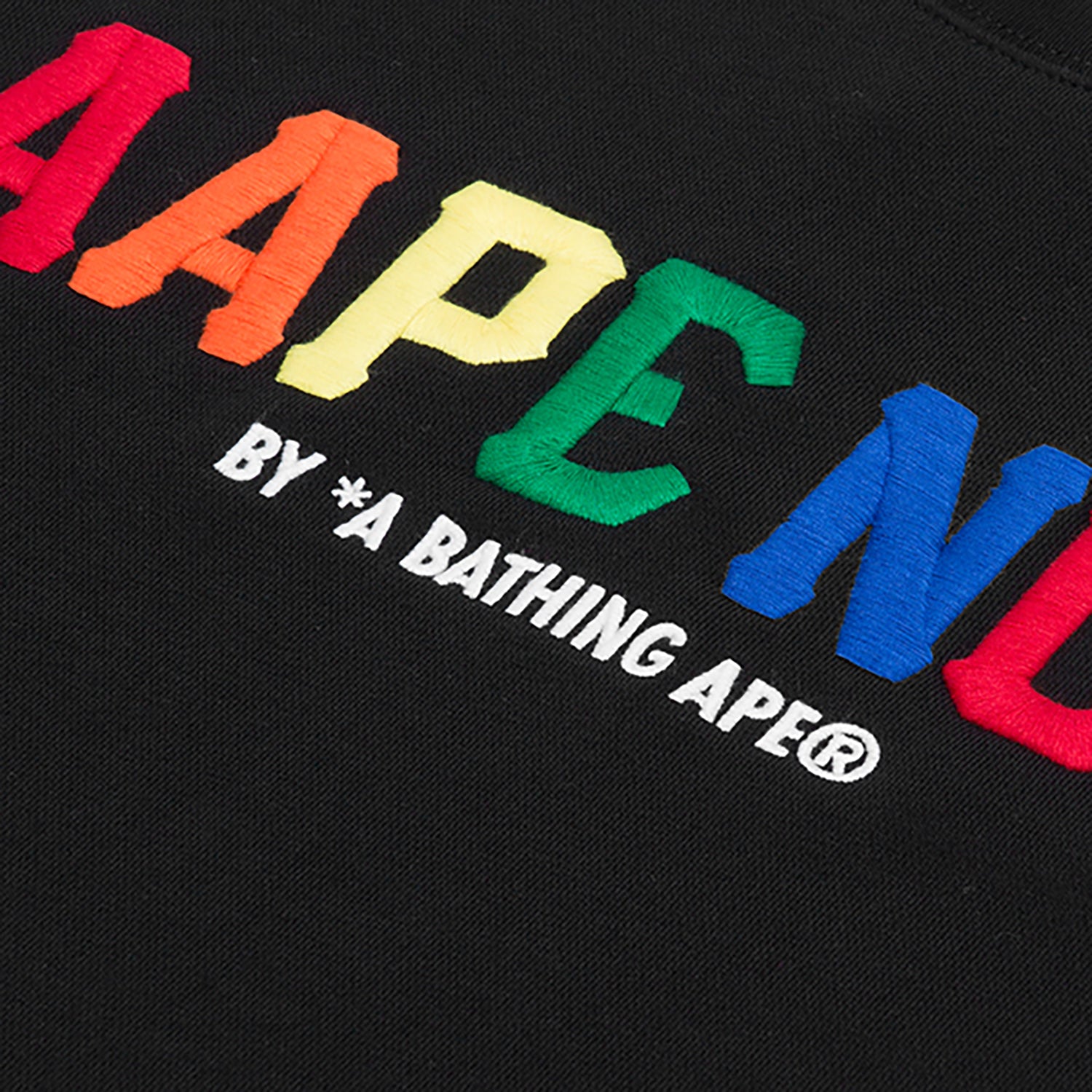 AAPE RAINBOW LOGO SWEATSHIRT