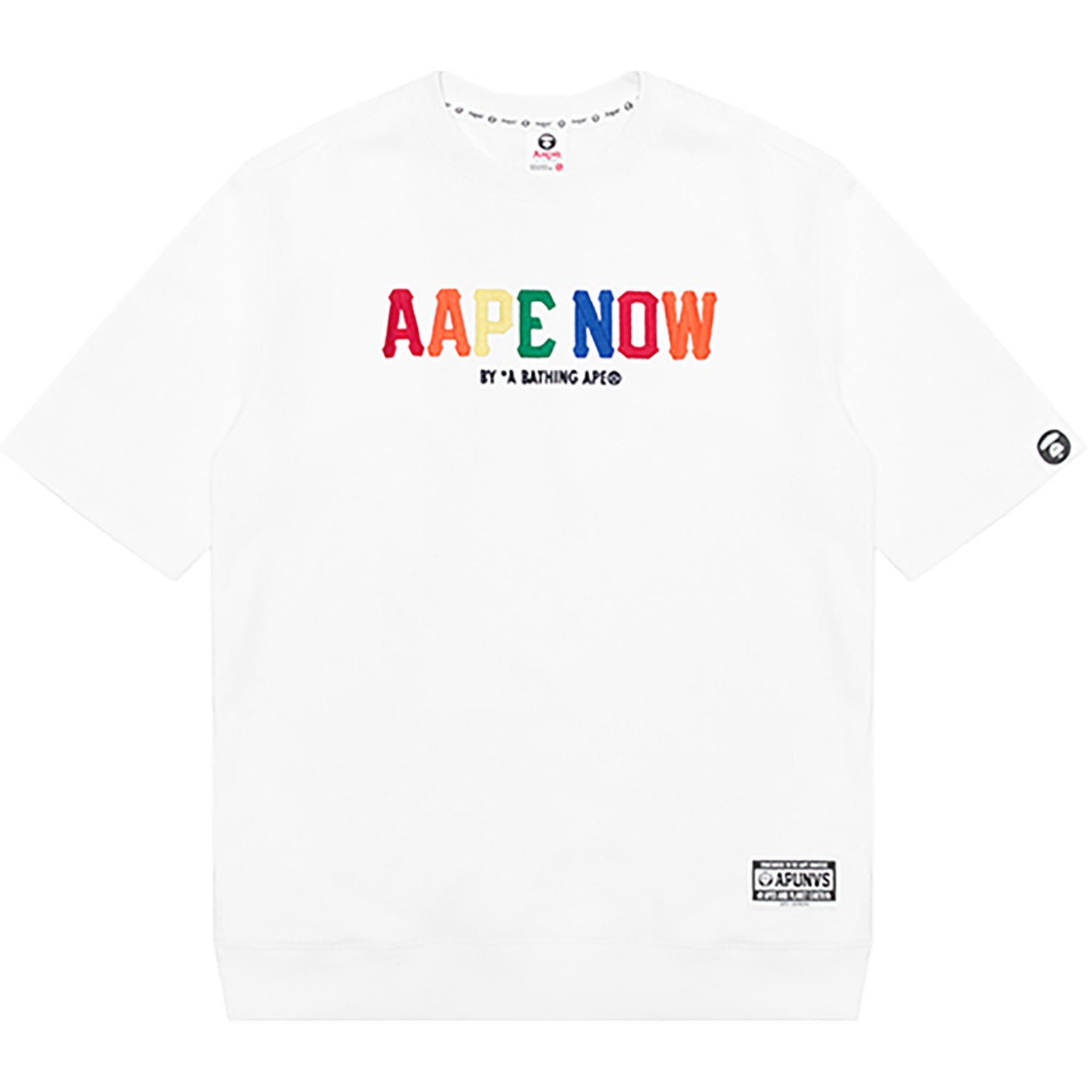 AAPE RAINBOW LOGO SWEATSHIRT