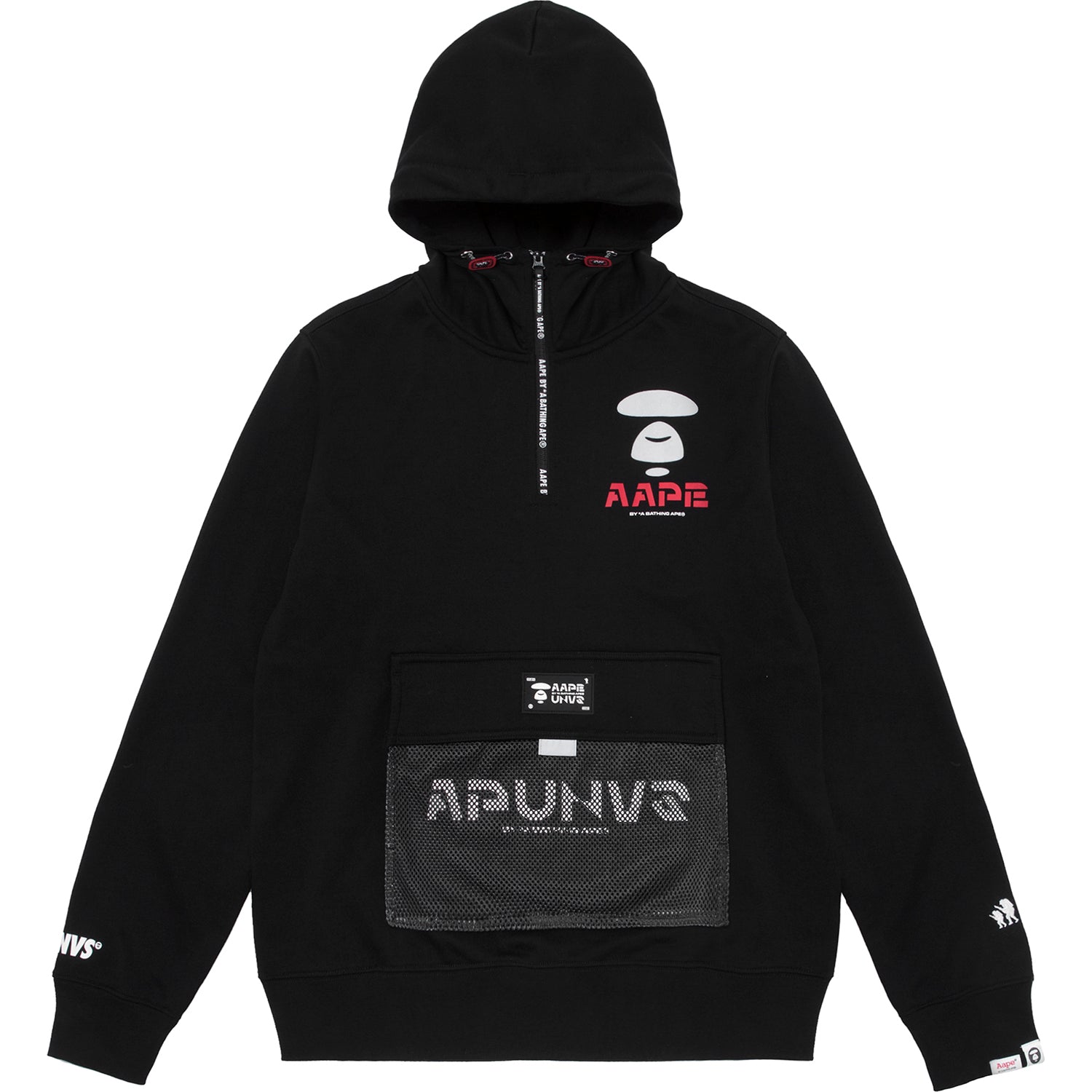 AAPE LOGO MESH POCKET PULLOVER