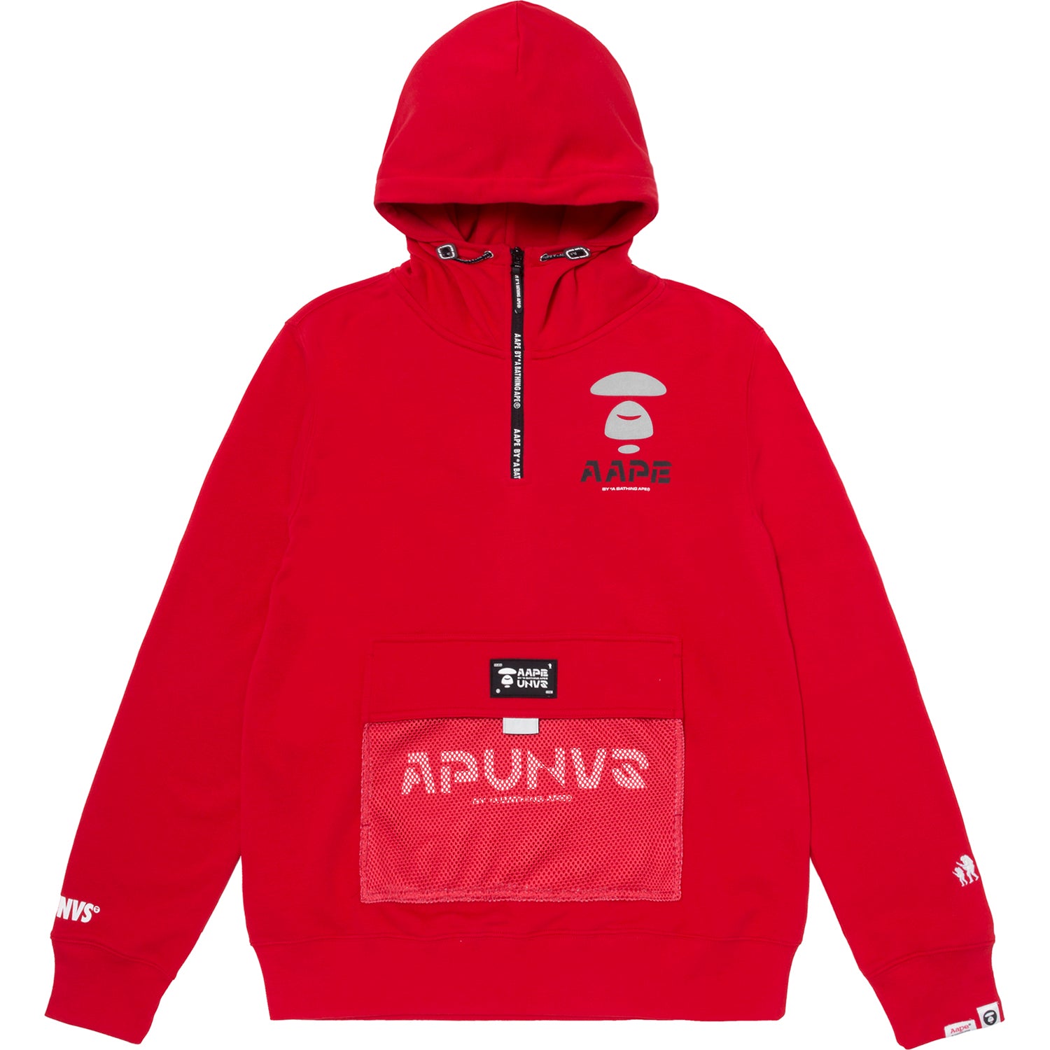 AAPE LOGO MESH POCKET PULLOVER