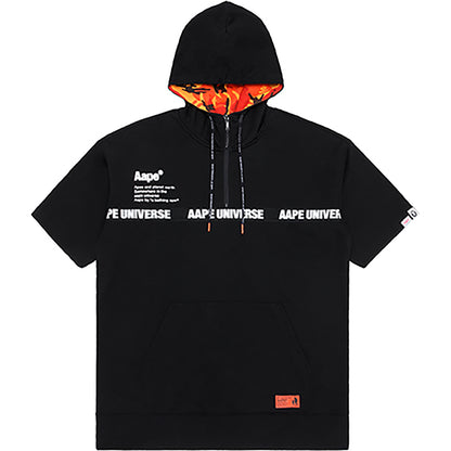 AAPE LOGO SHORT SLEEVE HOODIE