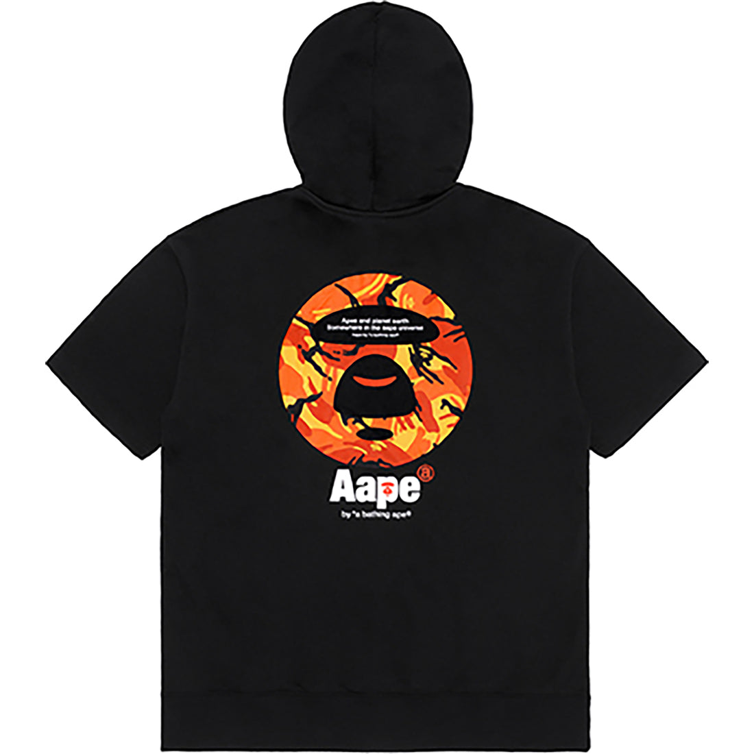 AAPE LOGO SHORT SLEEVE HOODIE