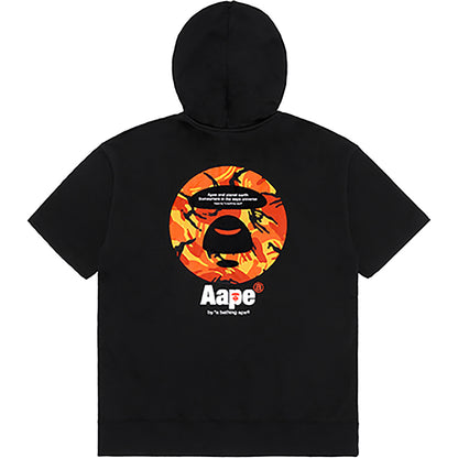 AAPE LOGO SHORT SLEEVE HOODIE