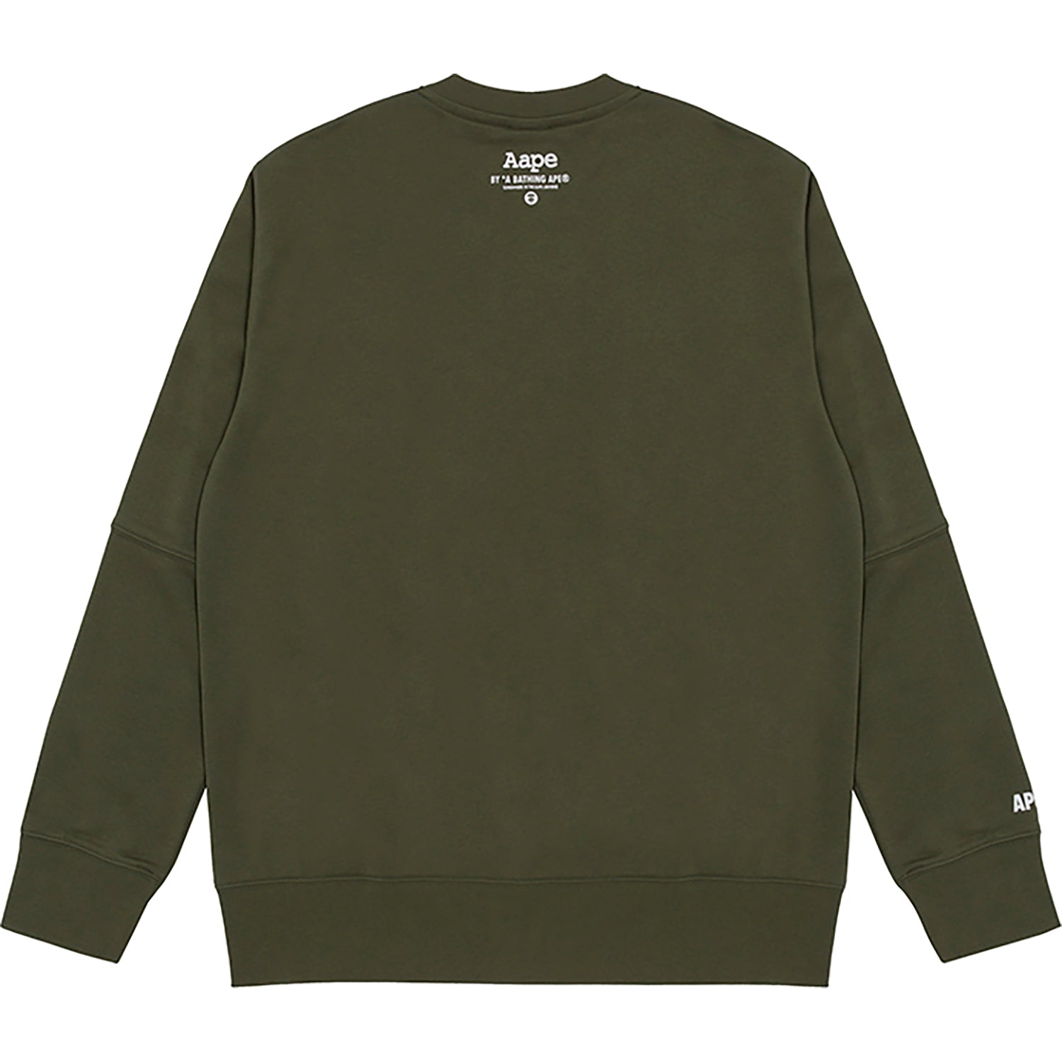 AAPE LOGO PRINT TAPED SWEATSHIRT