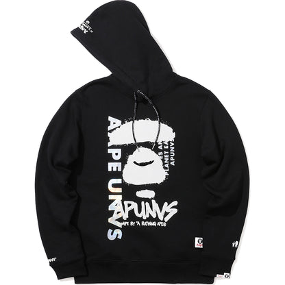 AAPE GRAFFITI LOGO PRINT HOODIE