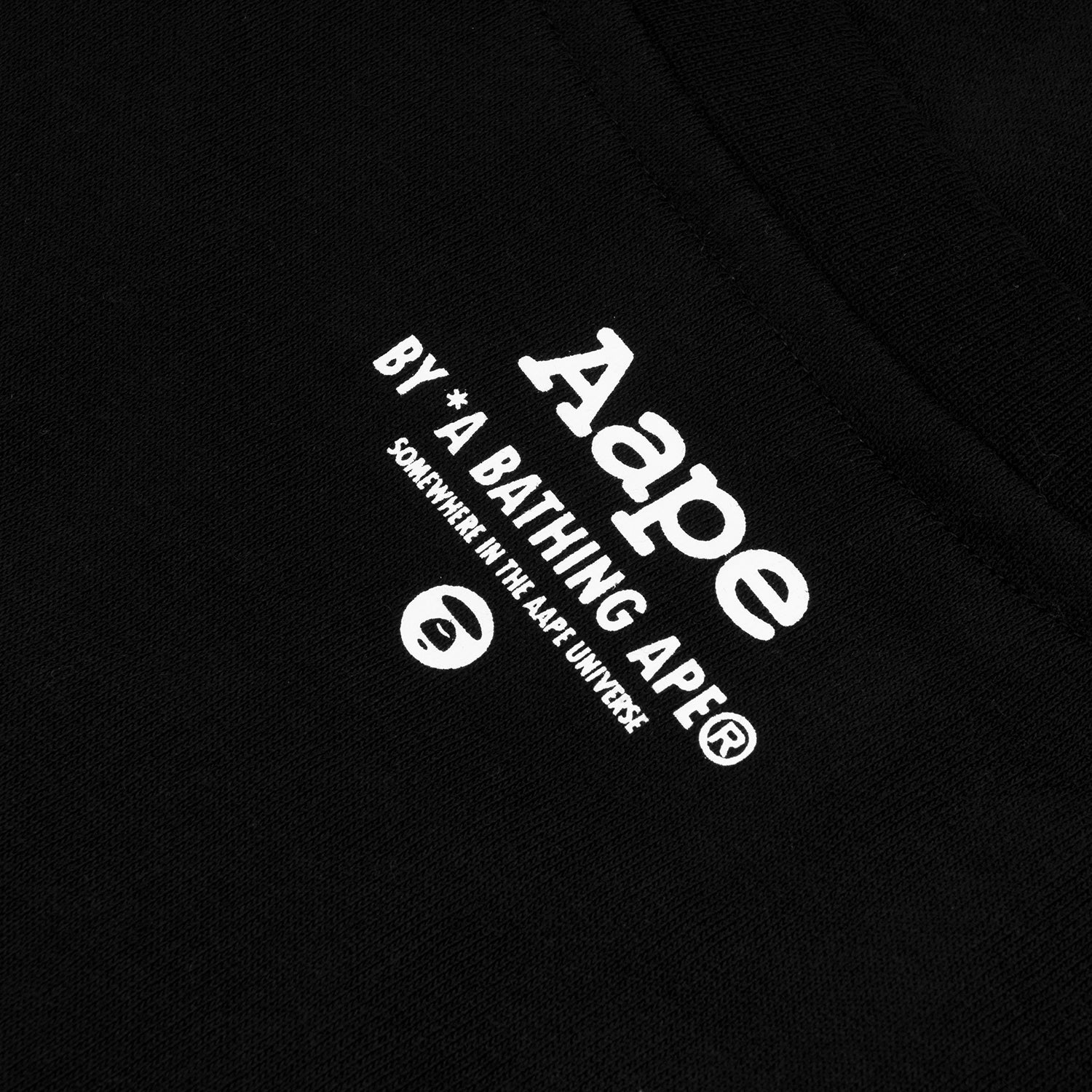 AAPE APE FACE EMBOSSED SWEATSHIRT