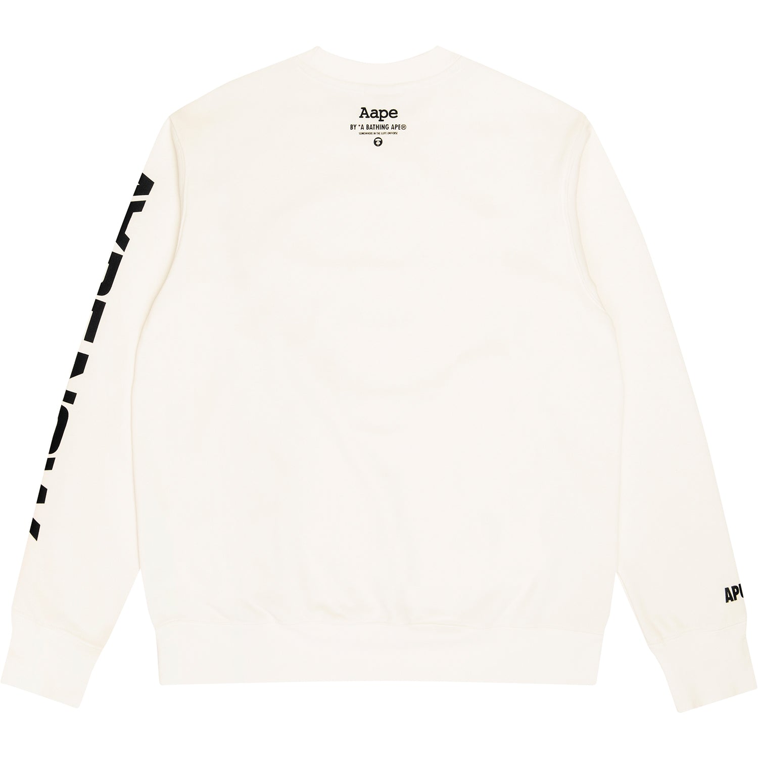 AAPE APE FACE EMBOSSED SWEATSHIRT