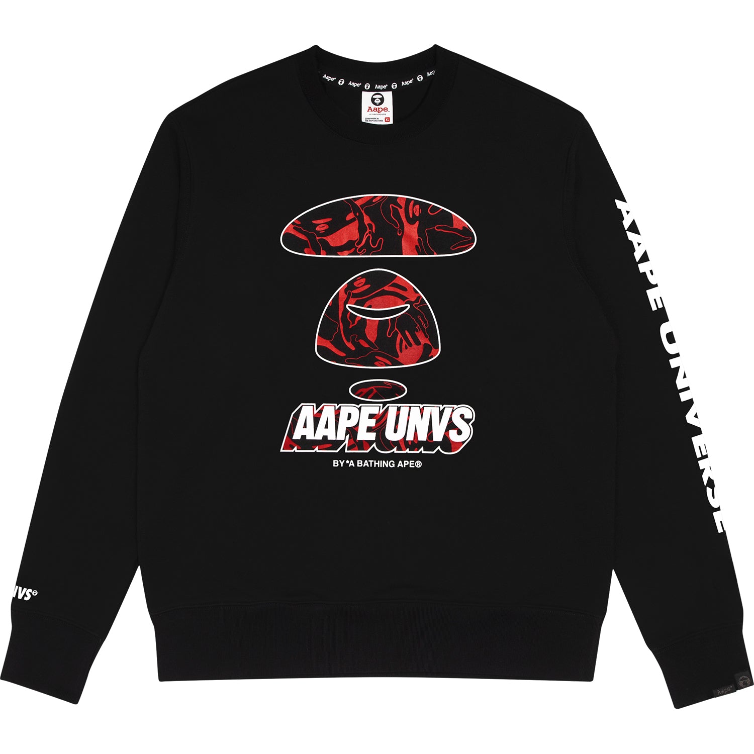 AAPE GRAPHIC LOGO PRINT SWEATSHIRT