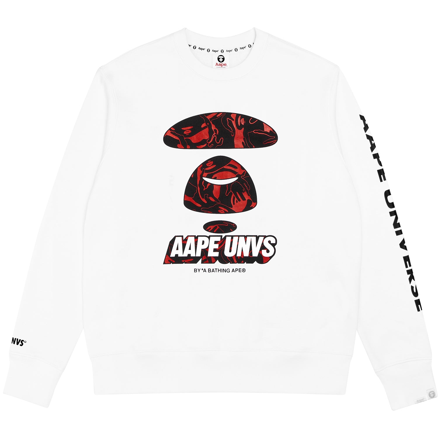 AAPE GRAPHIC LOGO PRINT SWEATSHIRT