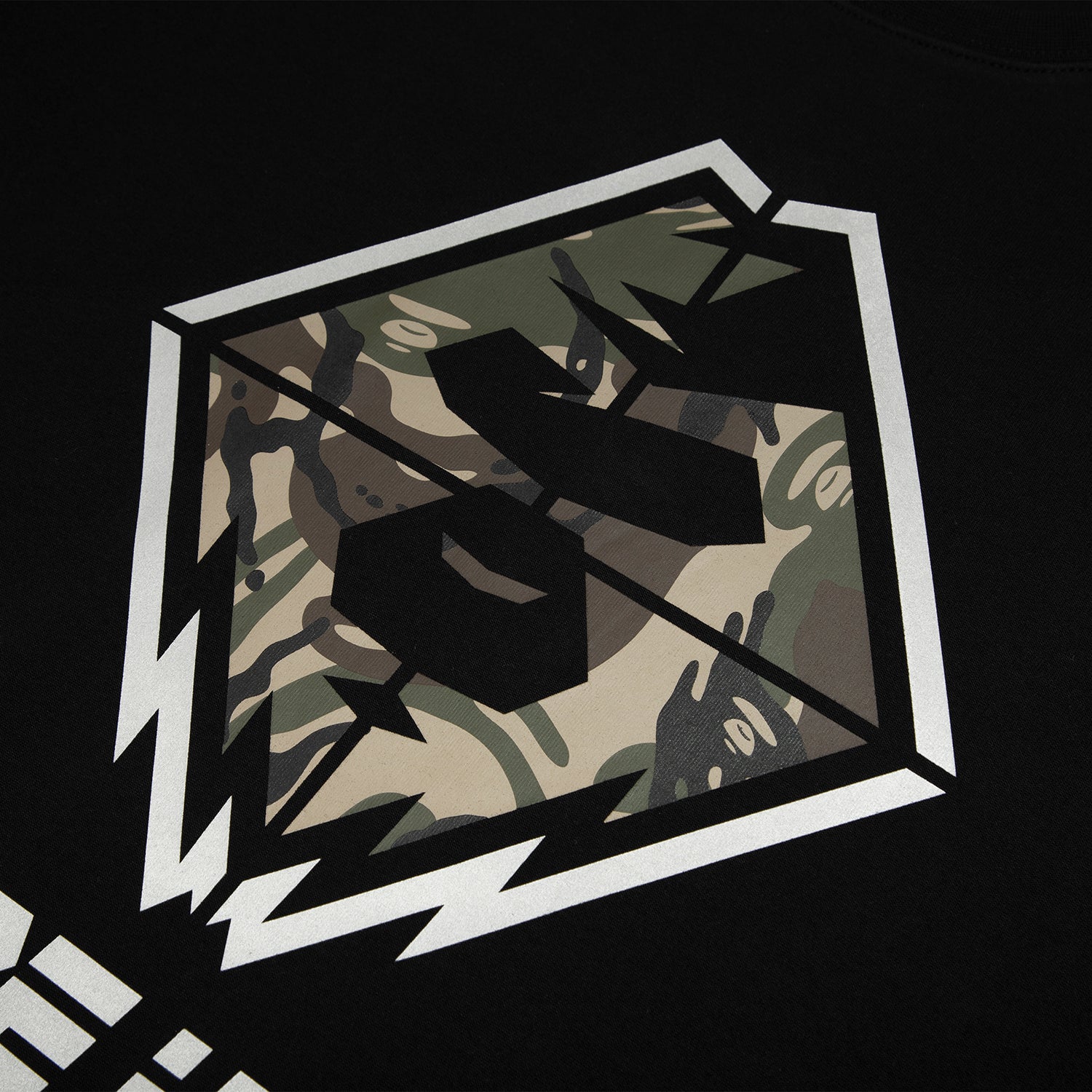 AAPE CAMO EMBLEM PRINT SWEATSHIRT