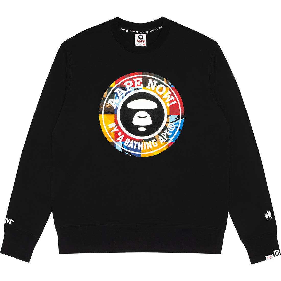 AAPE EMBLEM LOGO SWEATSHIRT