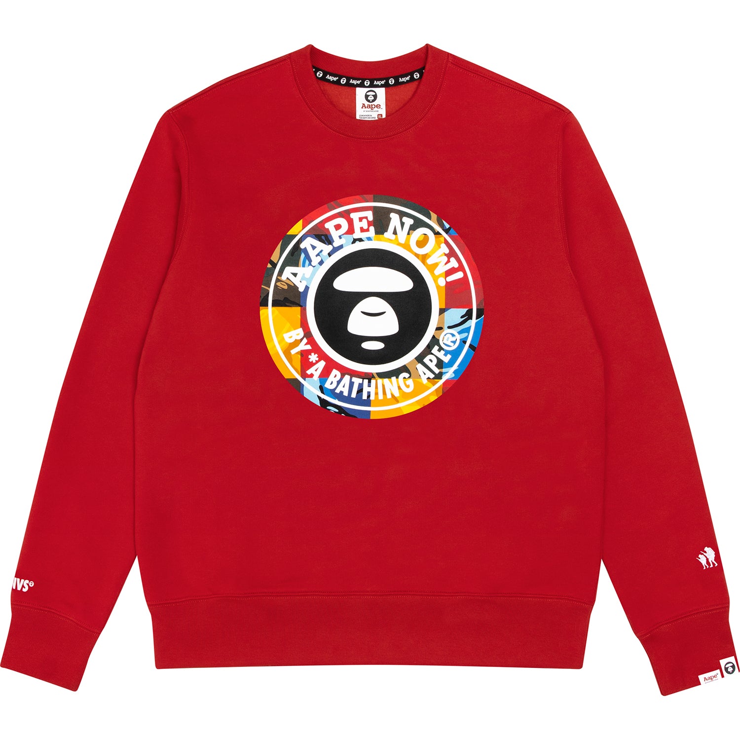 AAPE EMBLEM LOGO SWEATSHIRT