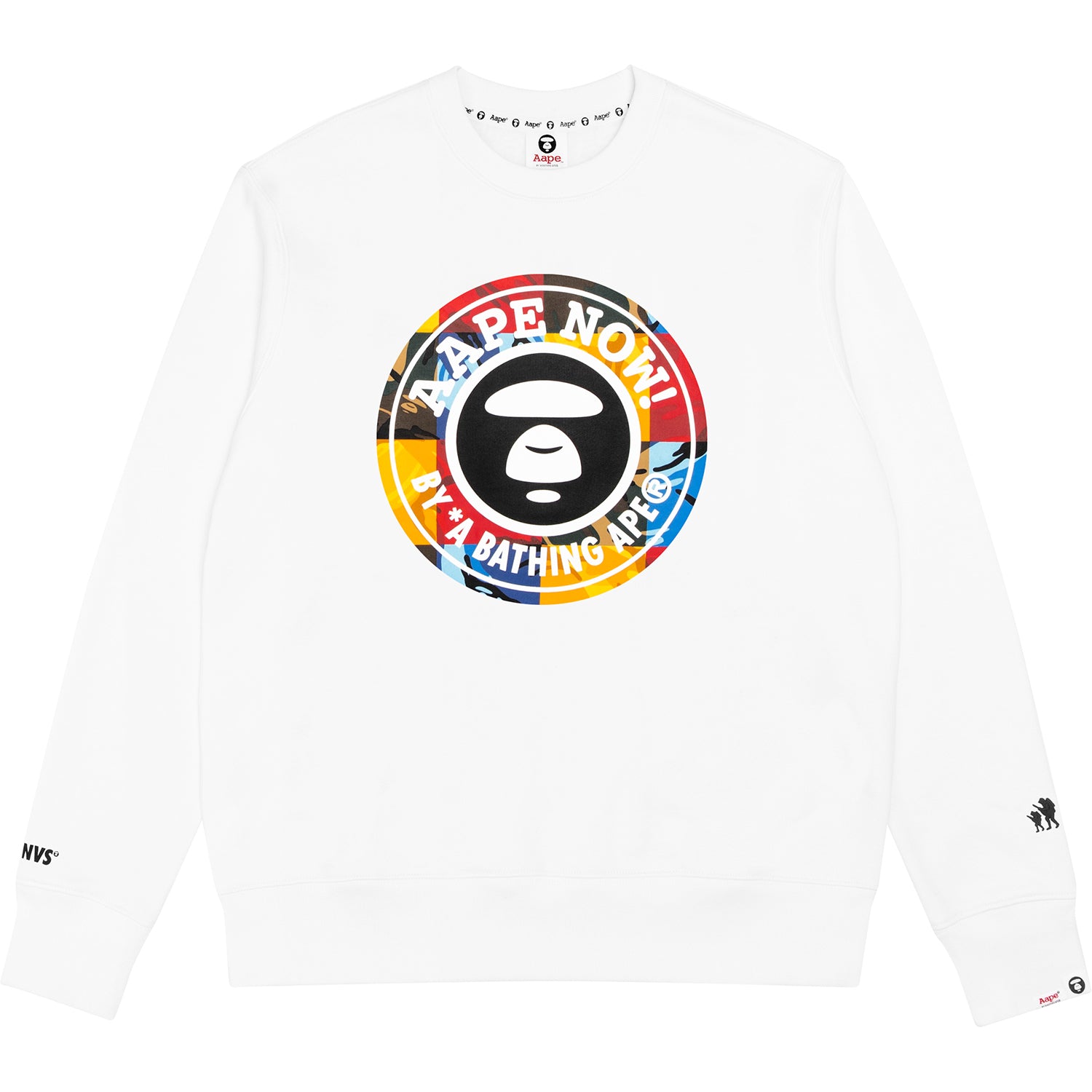 AAPE EMBLEM LOGO SWEATSHIRT