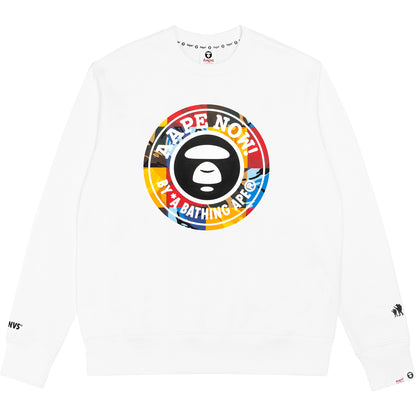 AAPE EMBLEM LOGO SWEATSHIRT