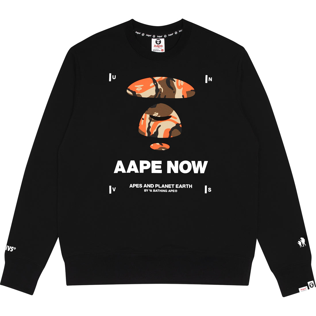 AAPE APE FACE SWEATSHIRT