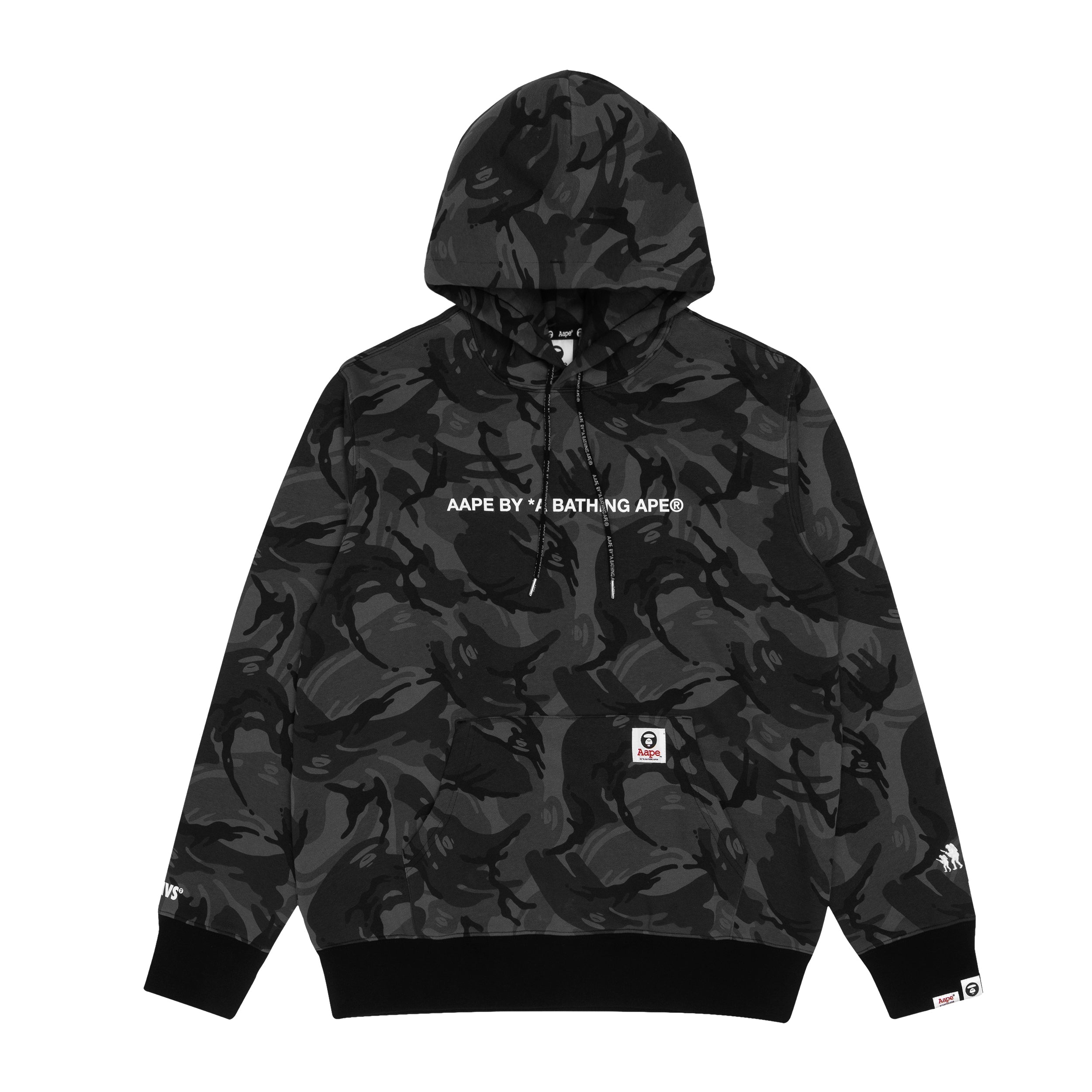 Aape Hoodie camouflage outlet logo BY A BATHING APE