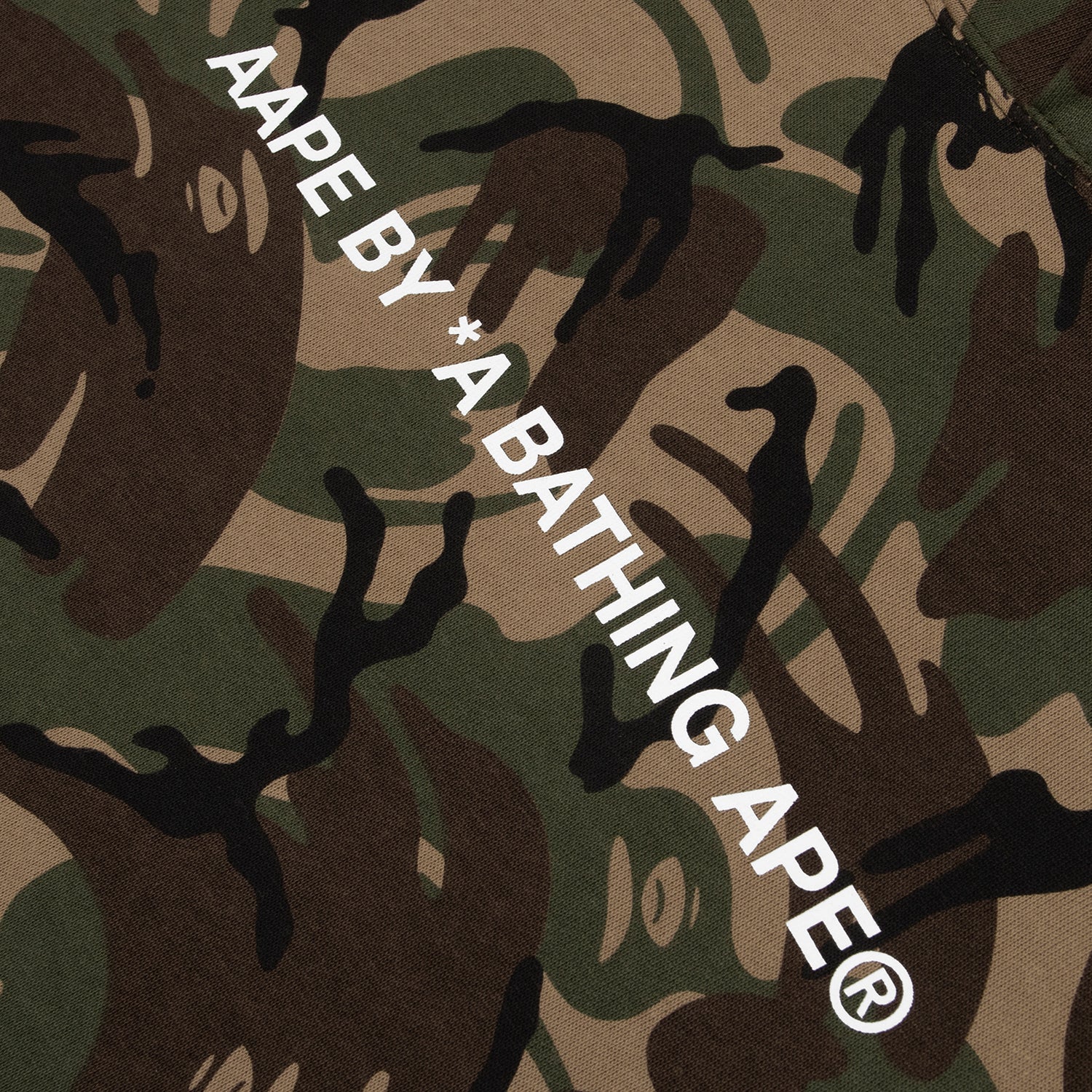 AAPE LOGO CAMO HOODIE