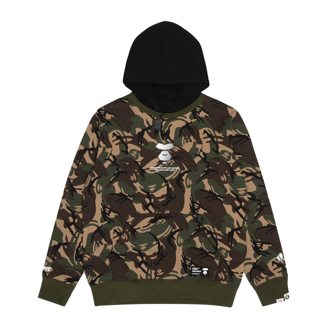 AAPE APE FACE CAMO HOODIE