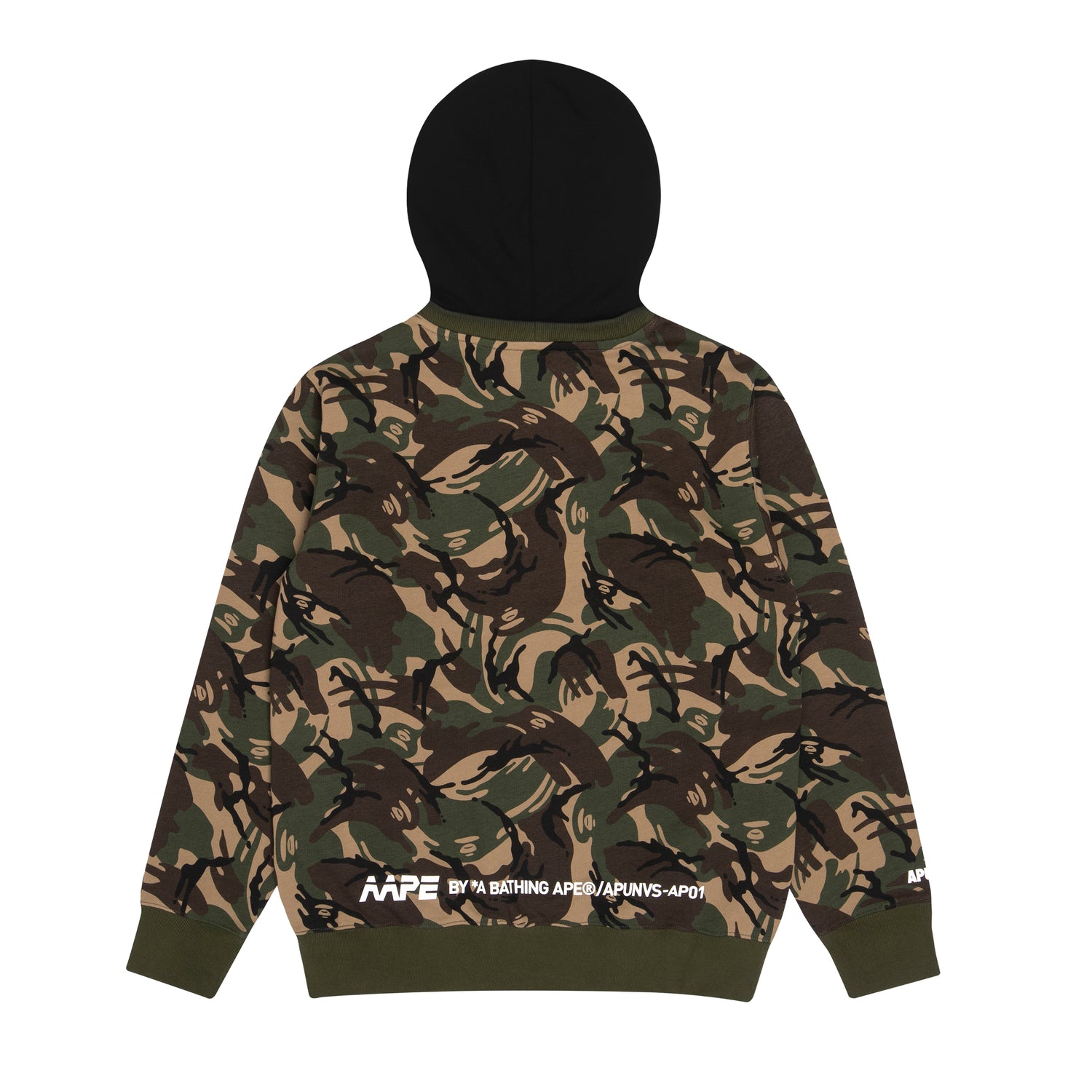 AAPE APE FACE CAMO HOODIE