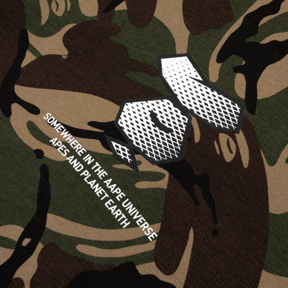 AAPE APE FACE CAMO HOODIE