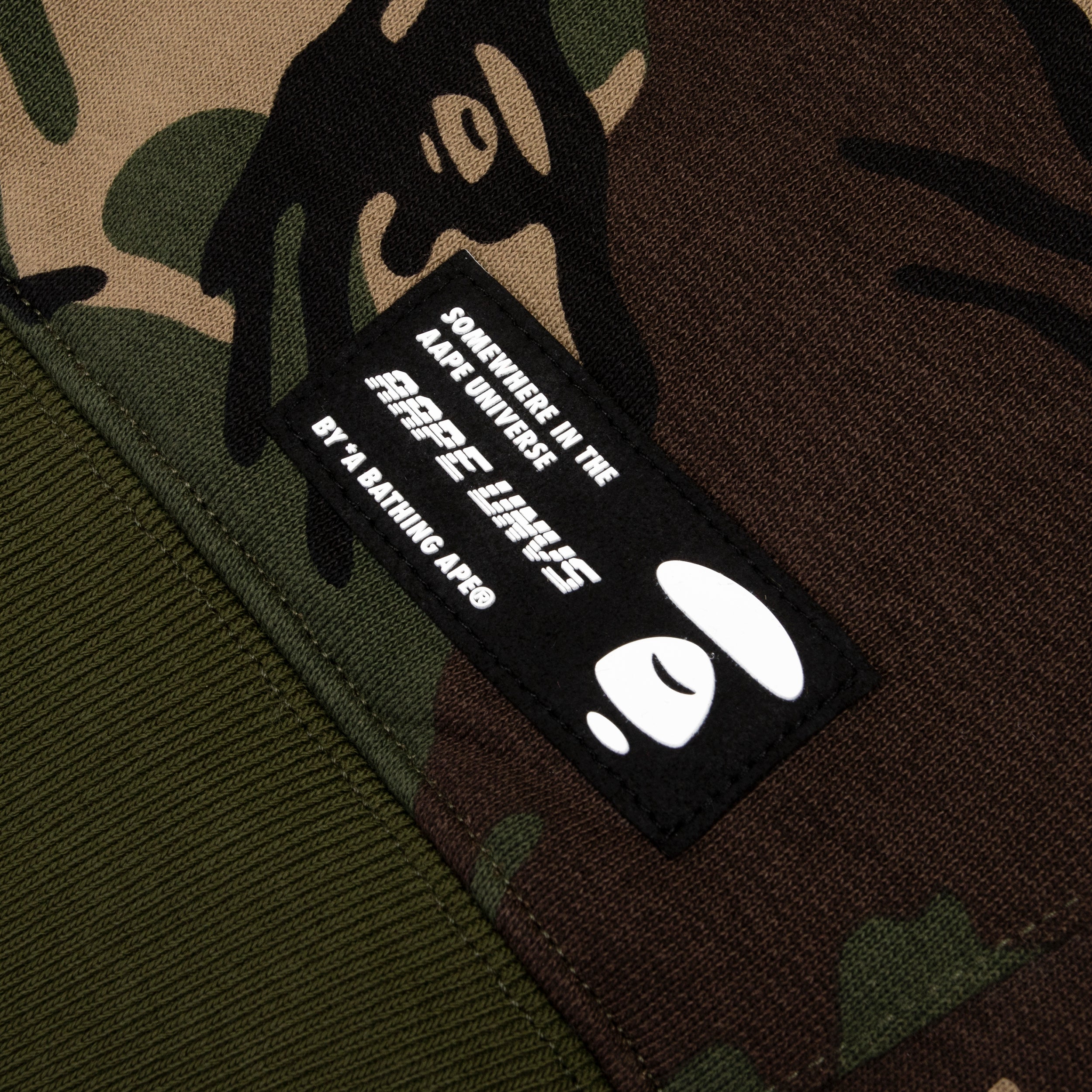 AAPE APE FACE CAMO HOODIE