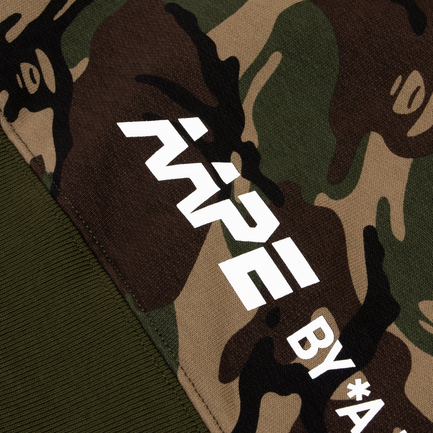 AAPE APE FACE CAMO HOODIE