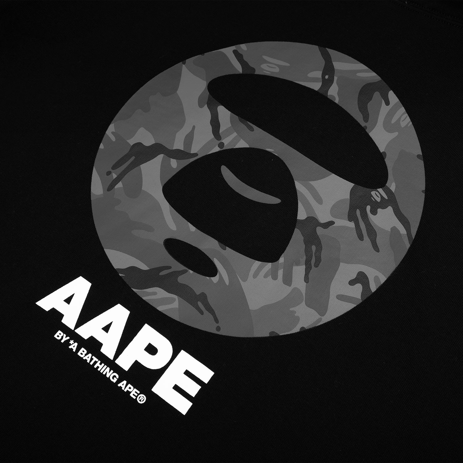 AAPE APE FACE LOGO HOODIE