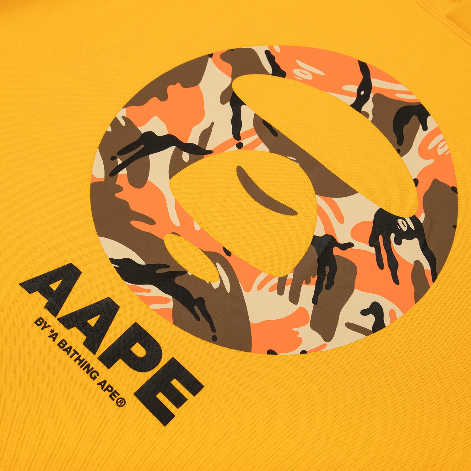 AAPE APE FACE LOGO HOODIE