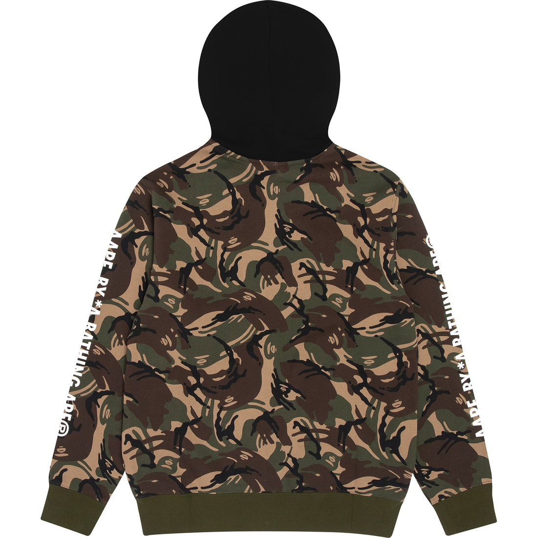 AAPE TWO-TONE ZIP HOODIE