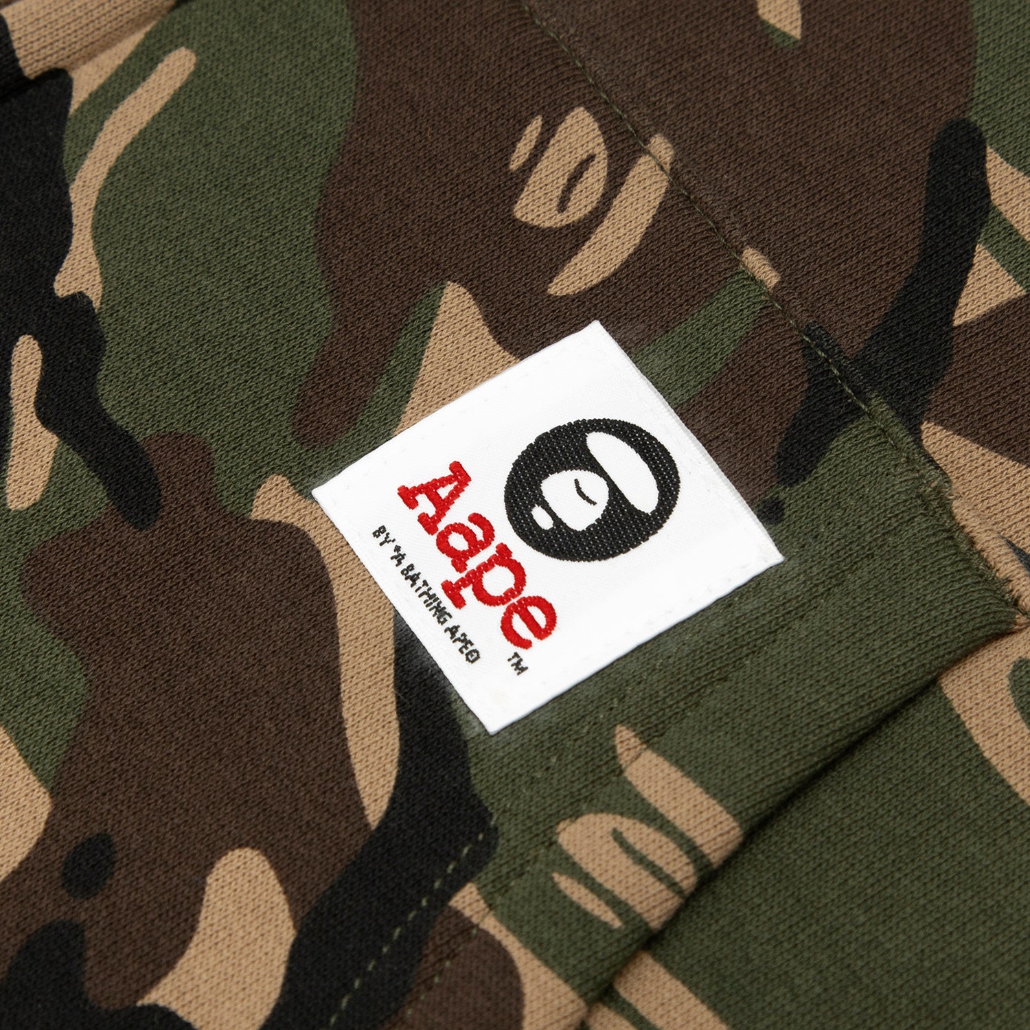 AAPE TWO-TONE ZIP HOODIE