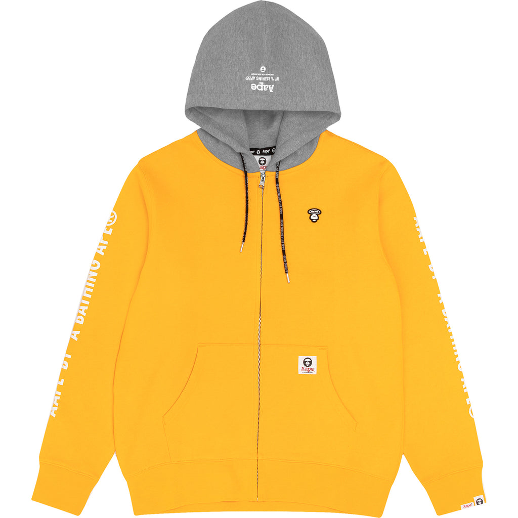 Two tone hot sale zip hoodie