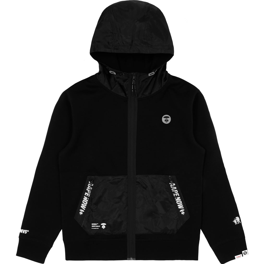 AAPE UNIVERSE LOGO ZIP HOODIE