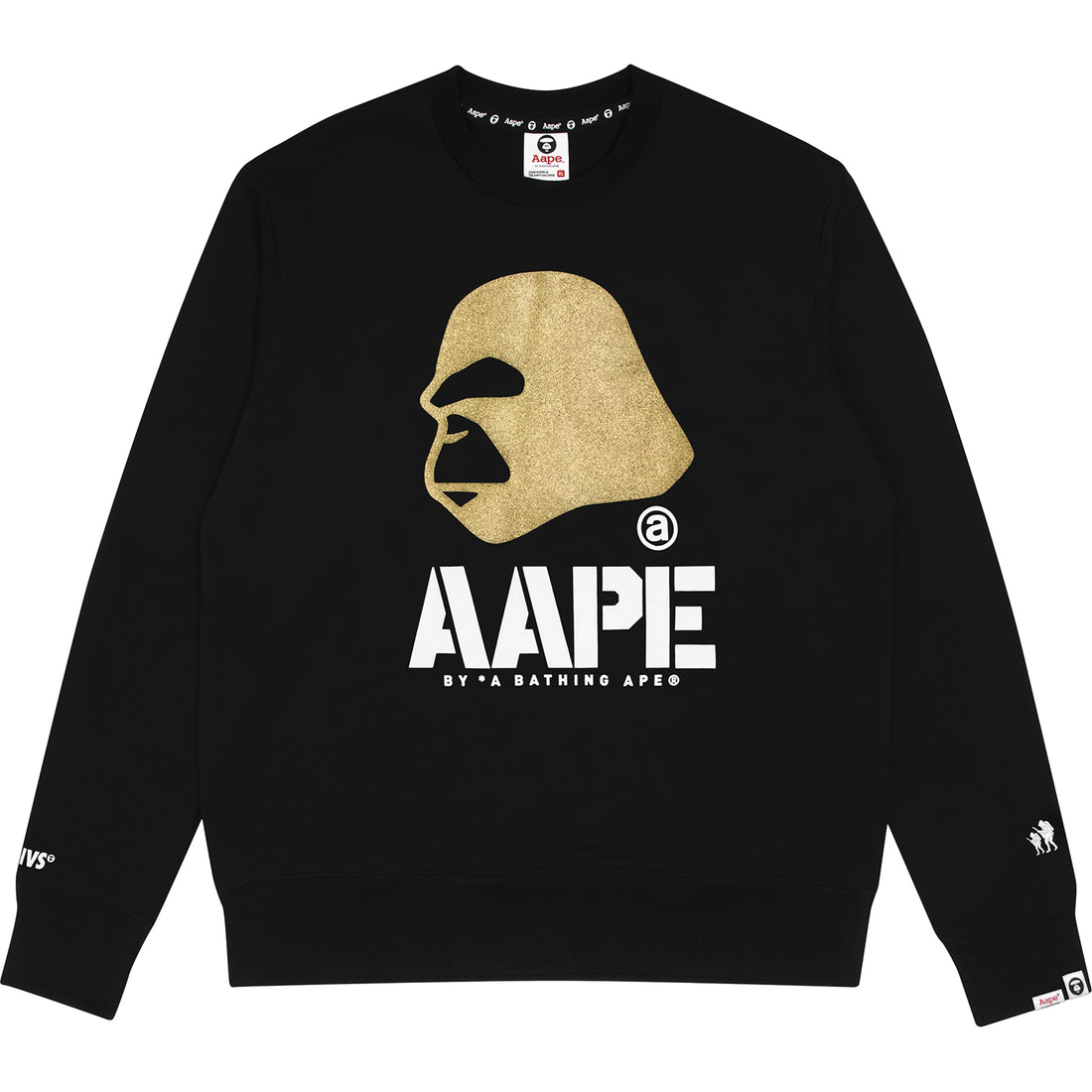 AAPE METALLIC EMBLEM LOGO SWEATSHIRT