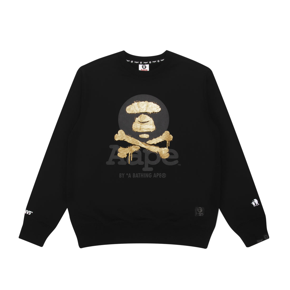 AAPE GRAPHIC LOGO PRINT SWEATSHIRT