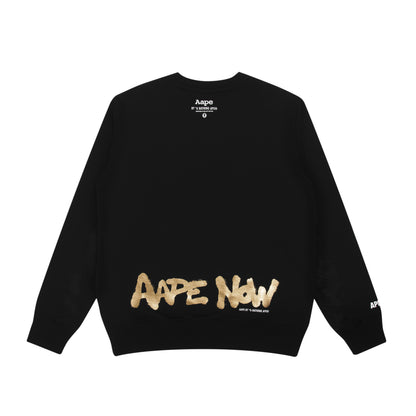 AAPE GRAPHIC LOGO PRINT SWEATSHIRT