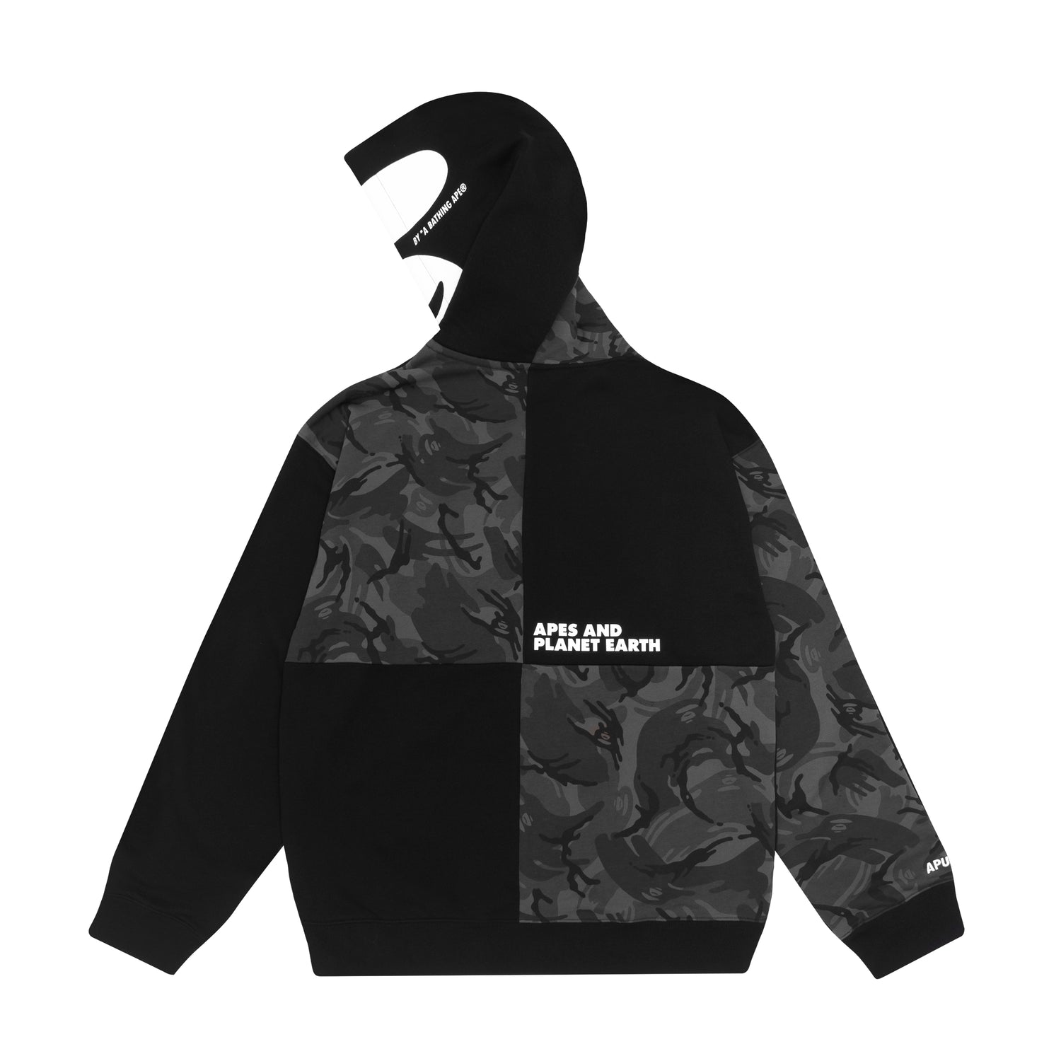 AAPE PANELLED CAMO HOODIE