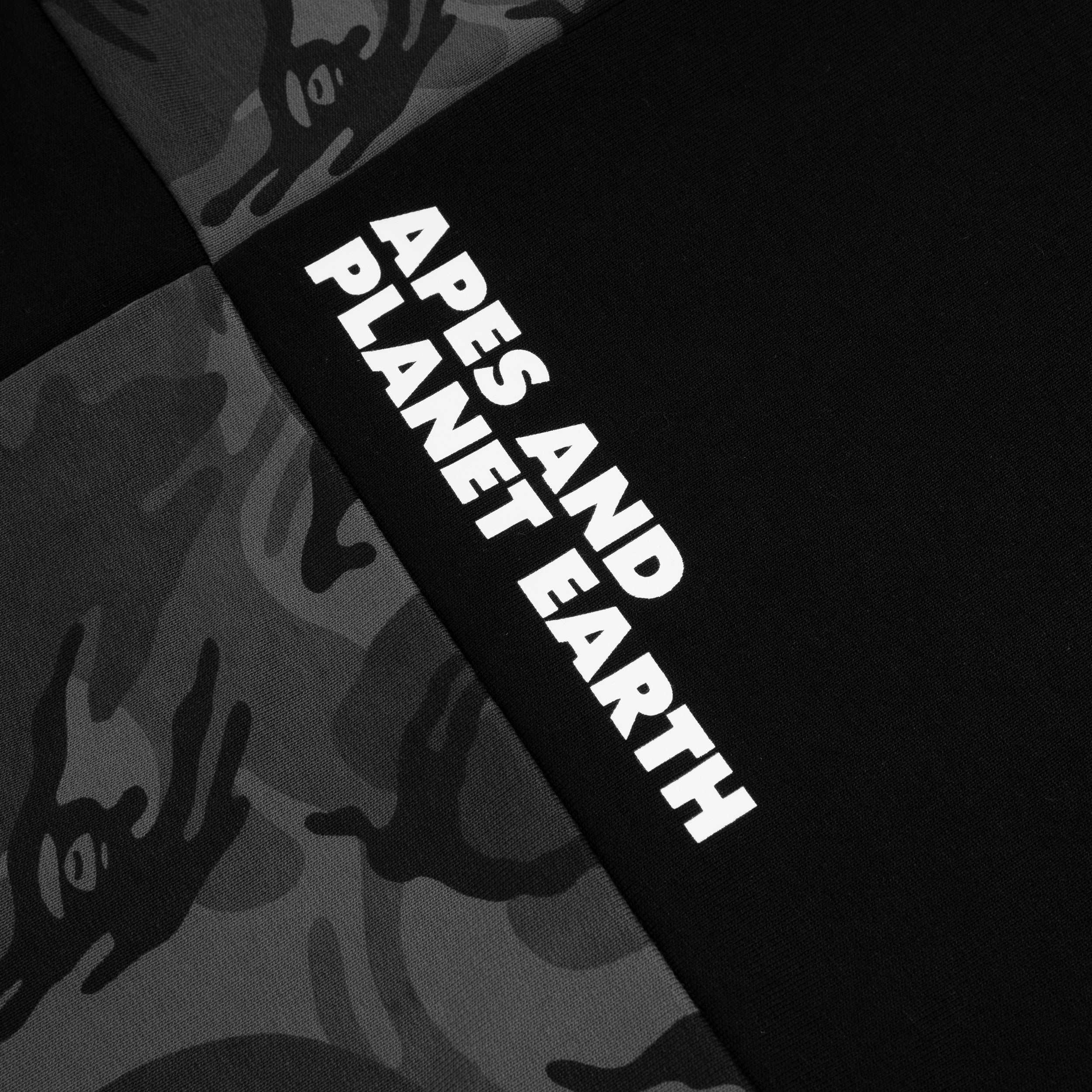 AAPE PANELLED CAMO HOODIE