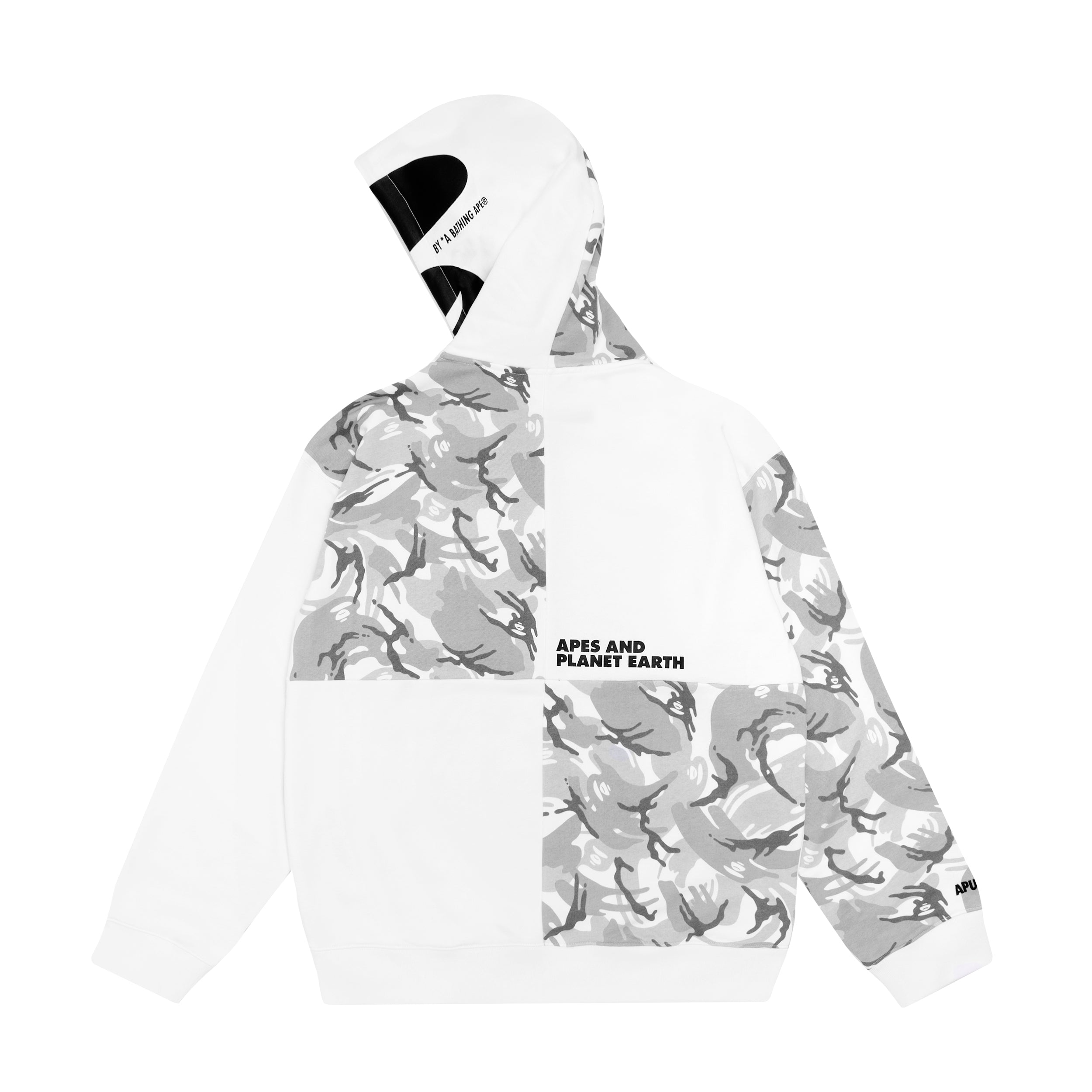 AAPE PANELLED CAMO HOODIE