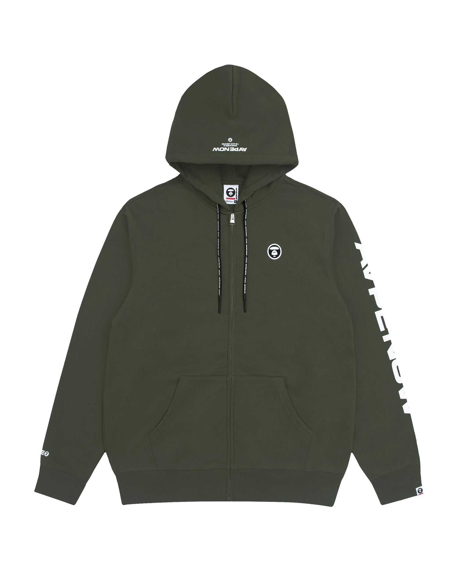 AAPE LOGO ZIP HOODIE